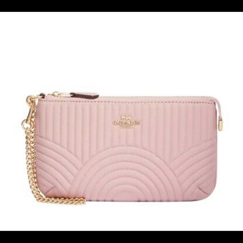 Coach Large Quilting Wristlet